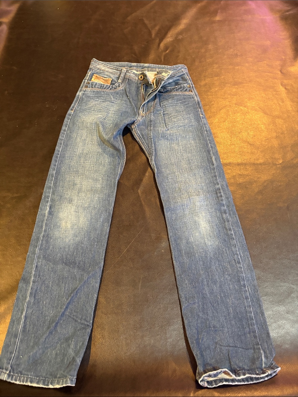 Diesel Kids Blue Straight-Leg Jeans